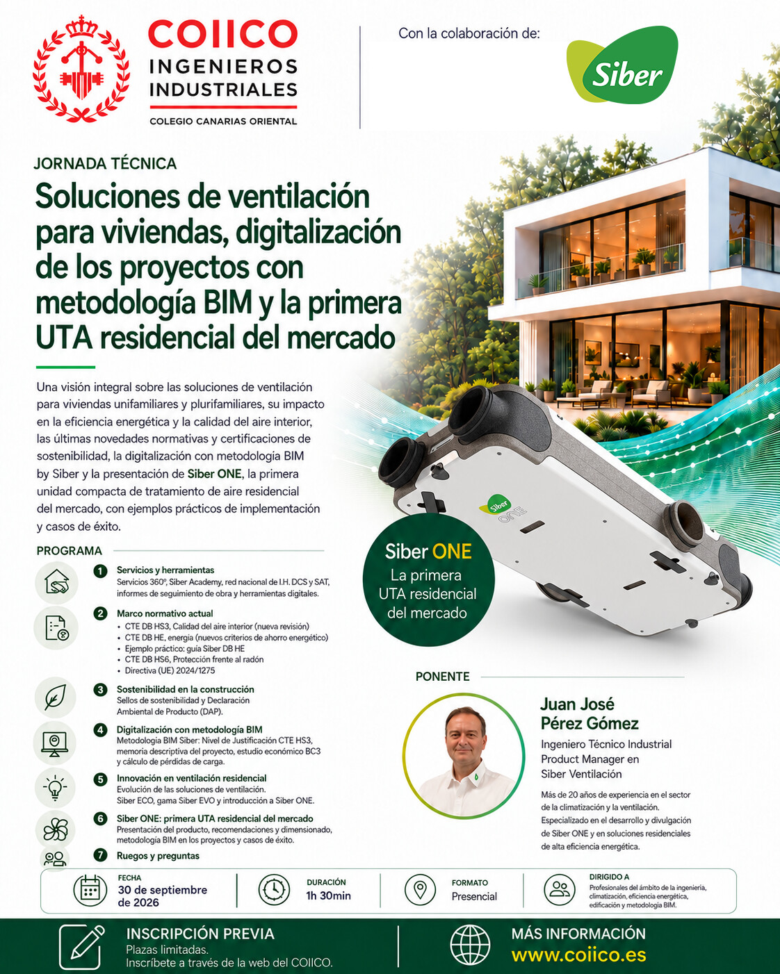 Soluciones de ventilación para viviendas, digitalización de los proyectos con metodología BIM y la primera UTA residencial del mercado