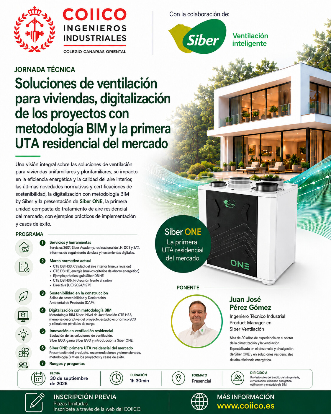 Soluciones de ventilación para viviendas, digitalización de los proyectos con metodología BIM y la primera UTA residencial del mercado
